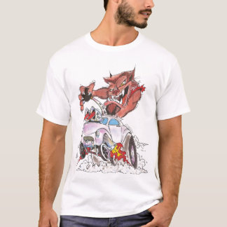 Camiseta Homem-lobo em um Willys
