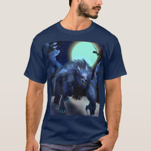 Camiseta Homem-lobo no luar