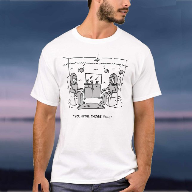 Camiseta Homem mama seu peixe tropical - Cartografia engraç (Criador carregado)