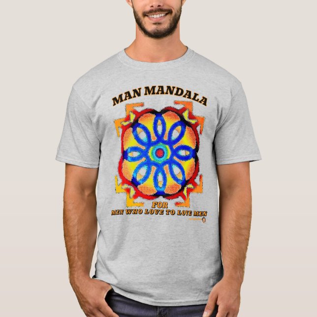 CAMISETA HOMEM MANDALA (Frente)
