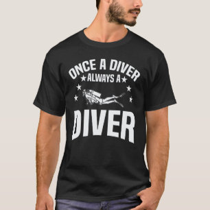 Camiseta Homem mergulho Scuba Água Aberta Oceano  Mergulhad