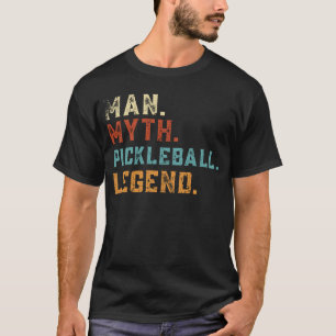 Camiseta Homem Mito Legenda de Pickleball Retro Vintage 6