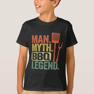 Camiseta Homem Mito Lenda Churrasco Churrasco Pai Grillfat