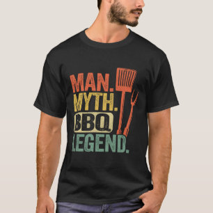 Camiseta Homem Mito Lenda do Churrasco Churrasco Pai Grillf