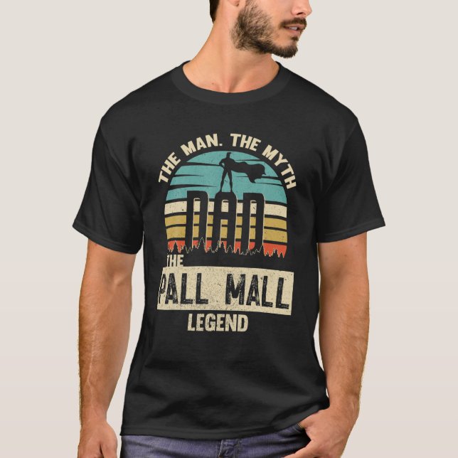 Camiseta Homem Mito Lenda Pai Alameda Alameda Incrível (Frente)