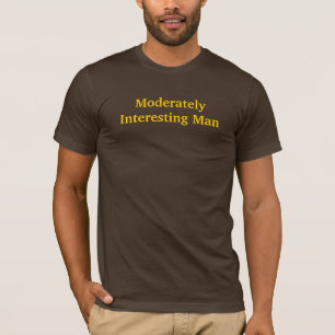 Camiseta Homem moderada interessante