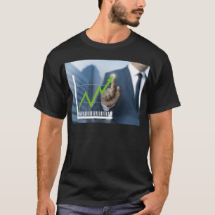 Camiseta Homem mostrando conceito de tela sensível ao preço