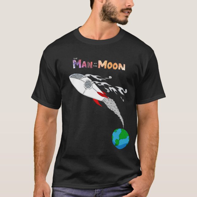 Camiseta Homem na lua (Frente)