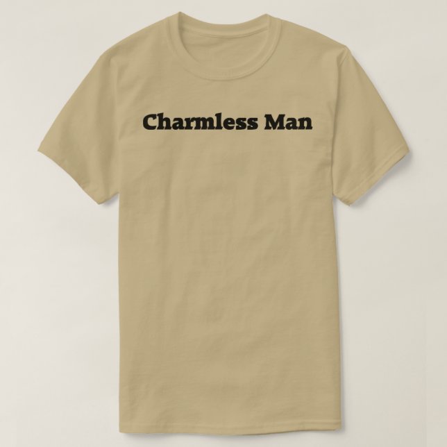 Camiseta Homem negro sem graça (Frente do Design)