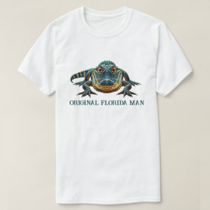Camiseta Homem Original da Flórida com Alligator