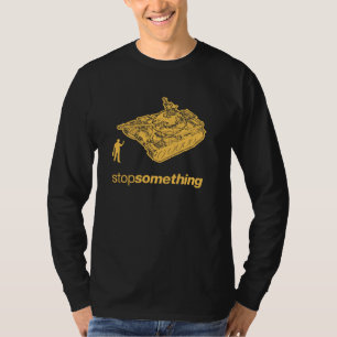Camiseta Homem "parada do tanque algo" t-shirt