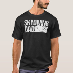 Camiseta Homem Paraquedista Skydiver Pai Paraquedismo