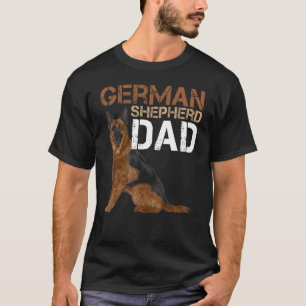 Camiseta Homem Pastor Alemão Pai Dono Cachorro Alemão Pasto