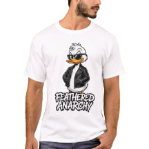 Camiseta Homem Pato Anarquia Empenada