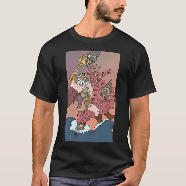 Camiseta Homem Peixe Assombrado (Frente)