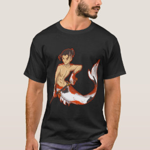 Camiseta Homem-peixe Koi