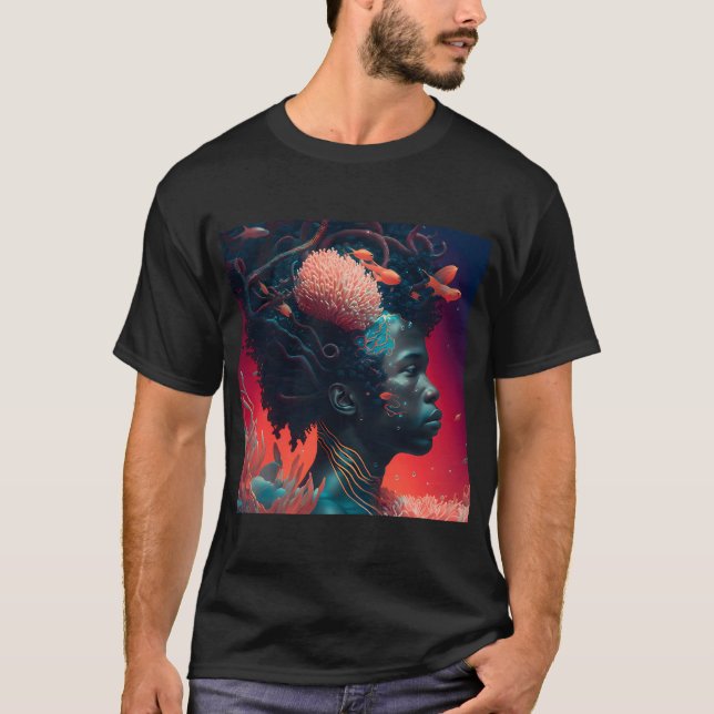 Camiseta Homem-peixe Magma (Frente)
