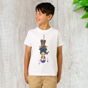 Camiseta Homem Pendurado Em Uma Corda