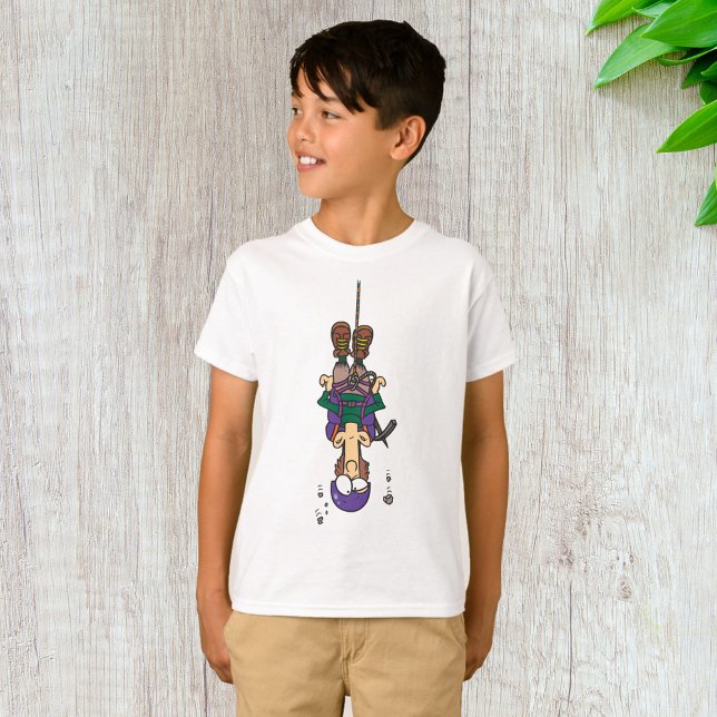 Camiseta Homem Pendurado Em Uma Corda (Criador carregado)