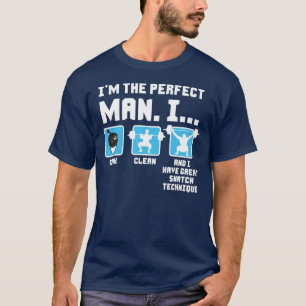 Camiseta Homem Perfeito - Giro Engraçado