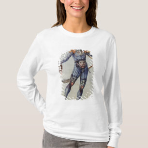 Camiseta Homem Pictish que guardara uma cabeça humana