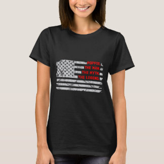 Camiseta Homem Poppie O Homem Mito Lenda Dia dos Pais