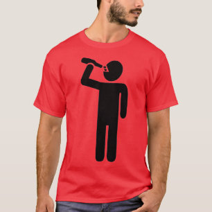 Camiseta Homem que bebe
