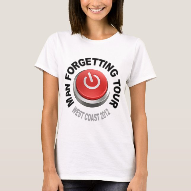 Camiseta Homem que esquece o Tshirt da excursão (Frente)