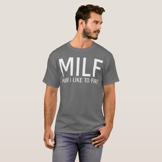 Camiseta Homem que eu gosto de fart o humor da cara (Frente Completa)