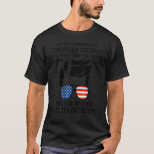 Camiseta Homem Que Já Não Identifico Como Teórico Da Conspi