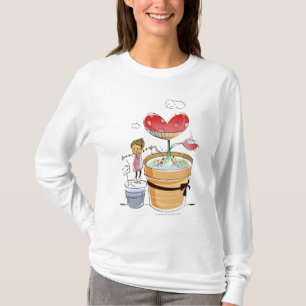 Camiseta Homem que molha uma planta potted