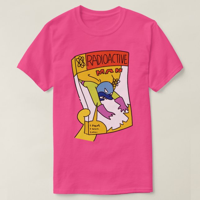 Camiseta Homem Radioativo (Frente do Design)