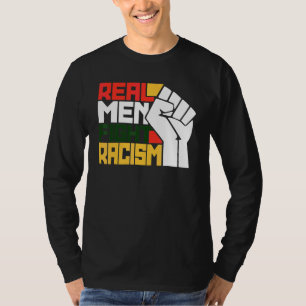 Camiseta Homem Real Luta Contra O Racismo História Negra Mê