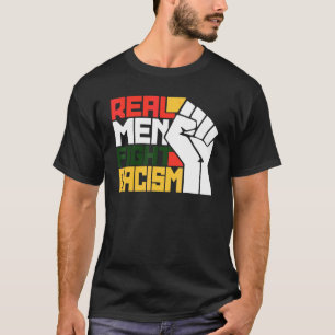 Camiseta Homem Real Luta Contra O Racismo História Negra Mê