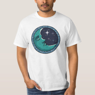 Camiseta Homem Rosto Na Lua