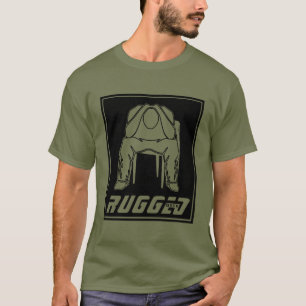 Camiseta Homem Rosto Negro Cabeça Seguradora Pensador