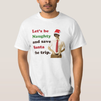 Camiseta Homem rude do papai noel do bigode dos anos 70