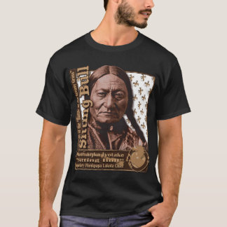 Camiseta Homem santamente de Bull de assento Hunkpapa