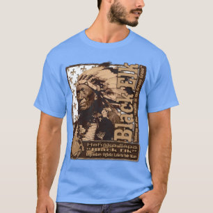 Camiseta Homem santamente preto de Oglala Lakota dos alces