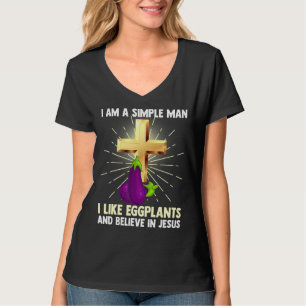 Camiseta Homem Simples Como Plantas Acreditam Em Jesus Ch