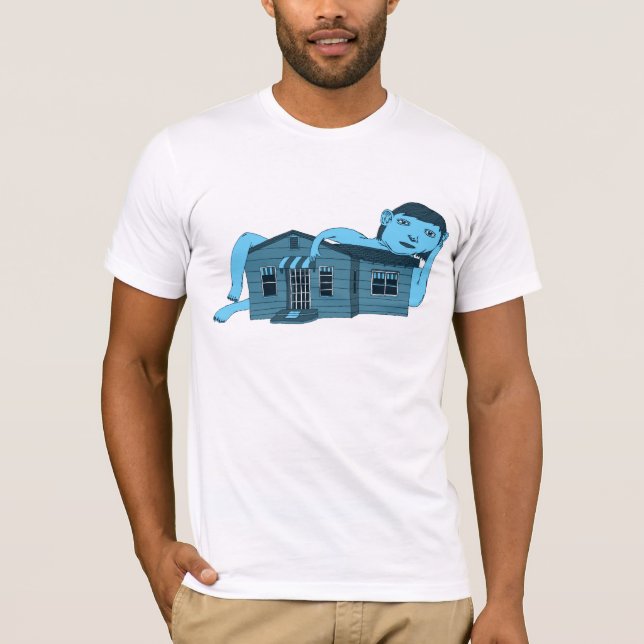 Camiseta Homem sobre a casa (Frente)