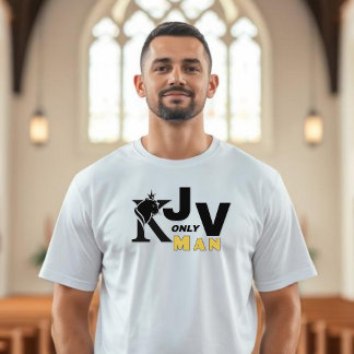 Camiseta Homem Somente KJV - Leão Coroado