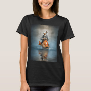Camiseta Homem Tocando o Baixo
