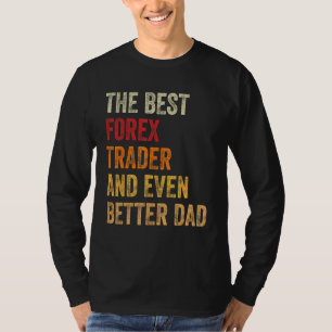 Camiseta Homem Trader Retro Forex e Pai Ainda Melhor Pai