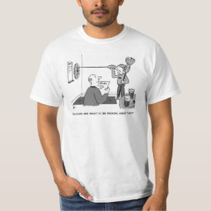 Camiseta Homem trapaceando jogando dardos
