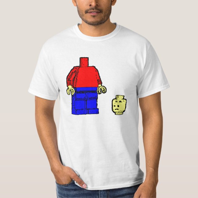 Camiseta Homem triste de Leggo (Frente)