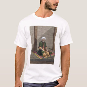 Camiseta Homem turco, praying, século XVIII (gravura)