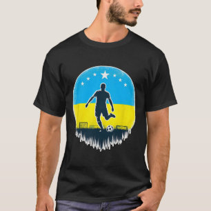 Camiseta Homem Ucraniano Fã Interno Bandeira da Ucrânia Art
