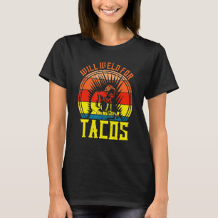 Camiseta Homem Vai Soldar por Tacos Soldador Fantasia de So