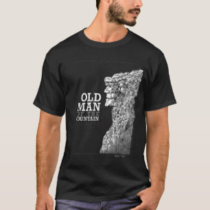 Camiseta Homem Velho da Montanha ícone amigos de New Hampsh